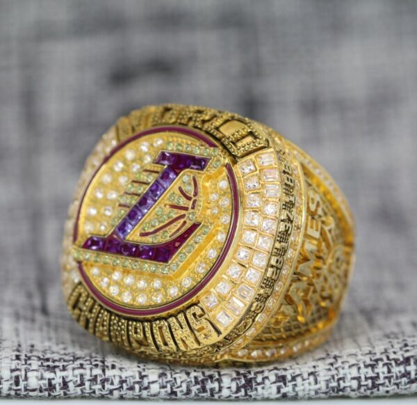 Basketball Championship for Fans Ring 8-14 2020 Laker Championship Ring with Cherry Wood Display Box
